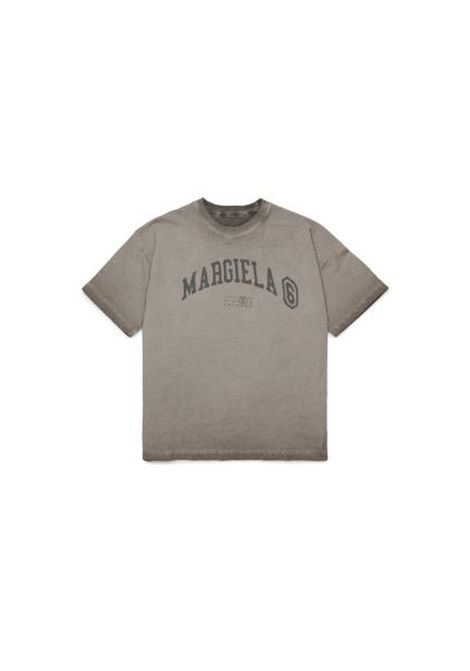 T-shirt con logo MM6 KIDS MAISON MARGIELA | M61114 MM08TM6912
